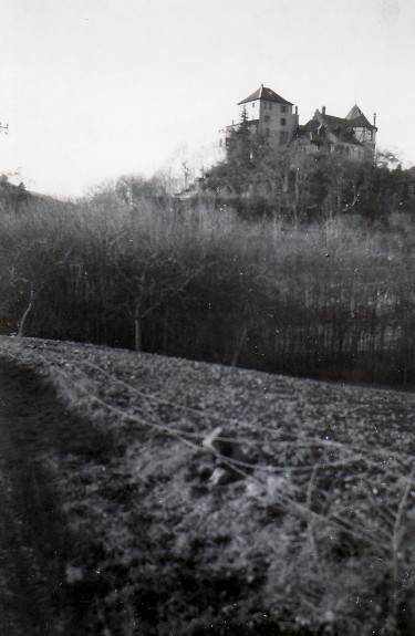 Chateau used by Hitler youth near Ribeauville France - Dec 1944